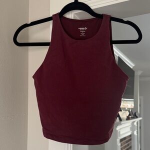 Old Navy Women's Dark Red Crop Top